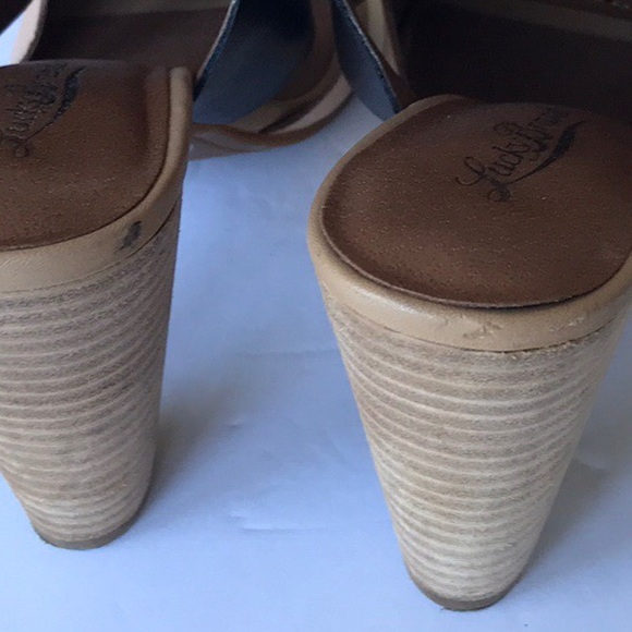 Lucky Brand Lotta heel slingback colorblock Black - Picture 8 of 8